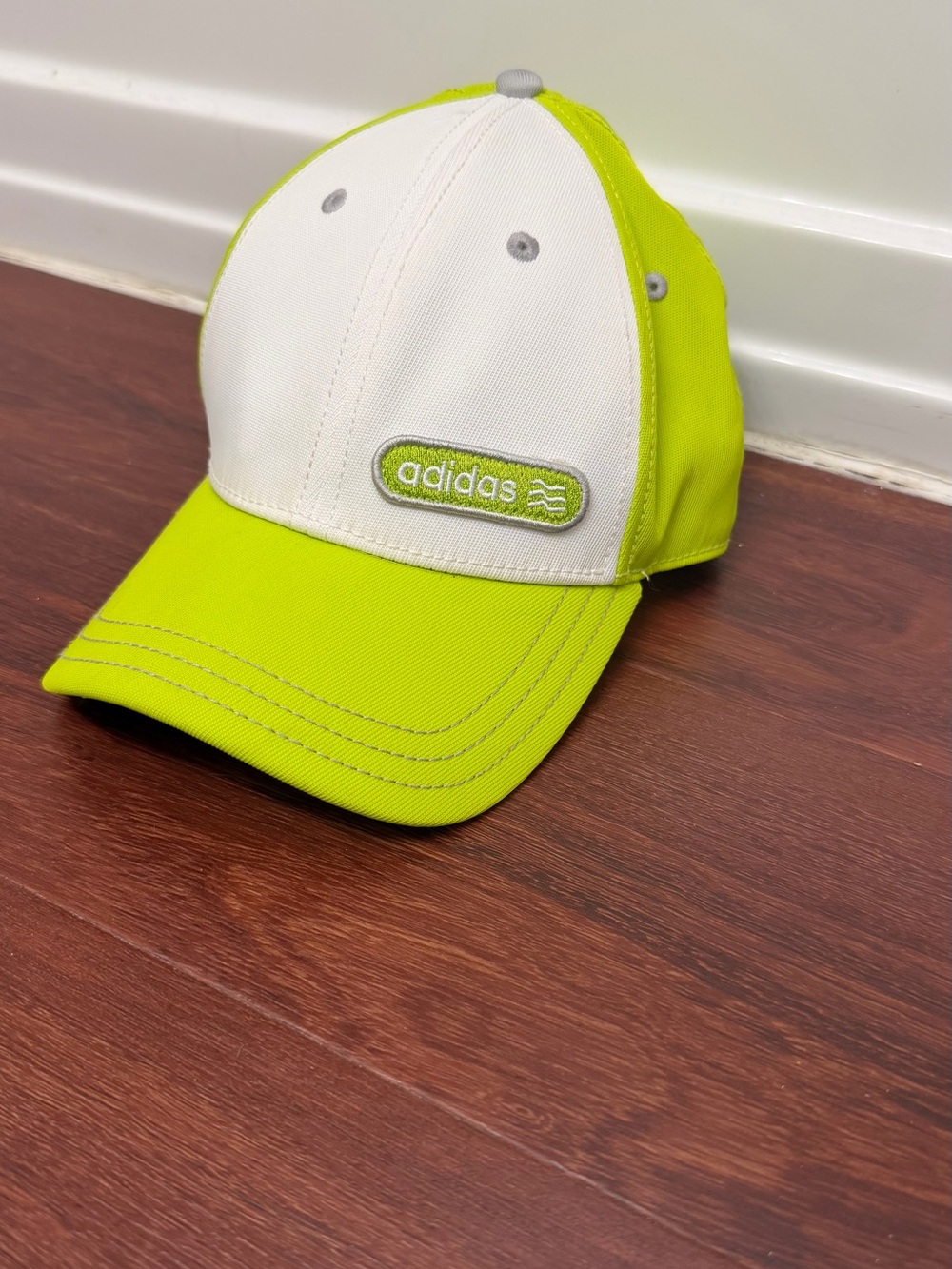 Adidas Neon Green & White Baseball Cap